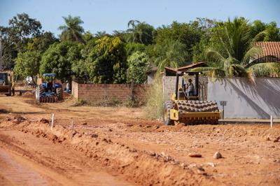 Terraplanagem e construção de bueiro celular - Morada do Sol (2ª etapa CAF)