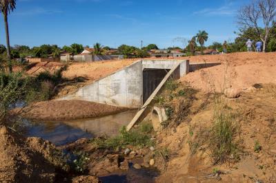 Terraplanagem e construção de bueiro celular - Morada do Sol (2ª etapa CAF)