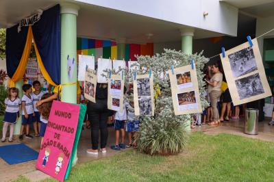 Crianças do CMEI João e Maria participam de projeto pedagógico sobre valorização dos Povos Indígenas 