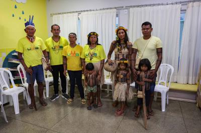 Crianças do CMEI João e Maria participam de projeto pedagógico sobre valorização dos Povos Indígenas 