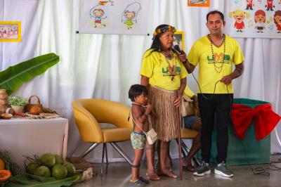 Crianças do CMEI João e Maria participam de projeto pedagógico sobre valorização dos Povos Indígenas 