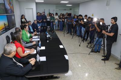 Entrevista coletiva: Hospital Municipal Universitário de Palmas - Edu Fortes