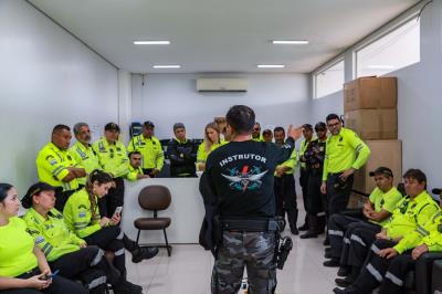 Agentes de trânsito recebem curso de escolta 
