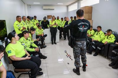 Agentes de trânsito recebem curso de escolta 
