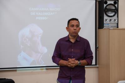 Campanha Nacional de Valorização da Pessoa Idosa realizada no CRAS Karajá I localizado no Aureny III