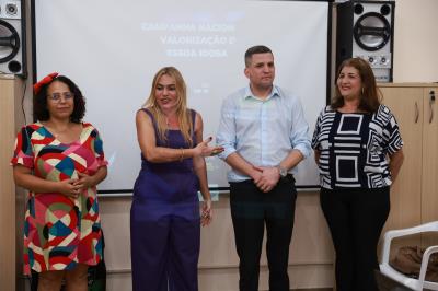 Campanha Nacional de Valorização da Pessoa Idosa realizada no CRAS Karajá I localizado no Aureny III