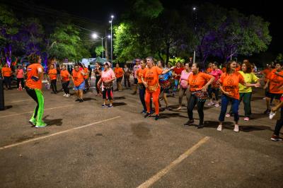 Festival de Atividades Adaptadas para Pessoa Idosa é realizado no estacionamento do Parque Cesamar