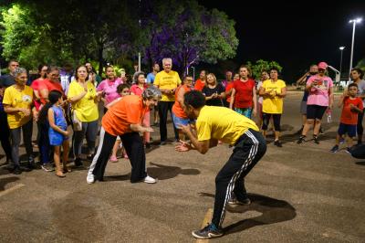 Festival de Atividades Adaptadas para Pessoa Idosa é realizado no estacionamento do Parque Cesamar