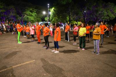 Festival de Atividades Adaptadas para Pessoa Idosa é realizado no estacionamento do Parque Cesamar