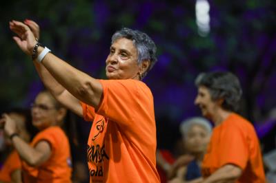 Festival de Atividades Adaptadas para Pessoa Idosa é realizado no estacionamento do Parque Cesamar