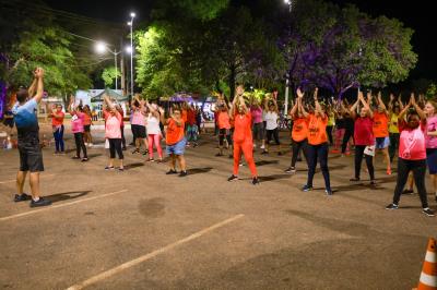 Festival de Atividades Adaptadas para Pessoa Idosa é realizado no estacionamento do Parque Cesamar