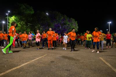 Festival de Atividades Adaptadas para Pessoa Idosa é realizado no estacionamento do Parque Cesamar