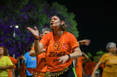 Festival de Atividades Adaptadas para Pessoa Idosa é realizado no estacionamento do Parque Cesamar