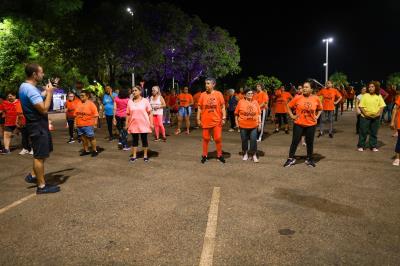 Festival de Atividades Adaptadas para Pessoa Idosa é realizado no estacionamento do Parque Cesamar
