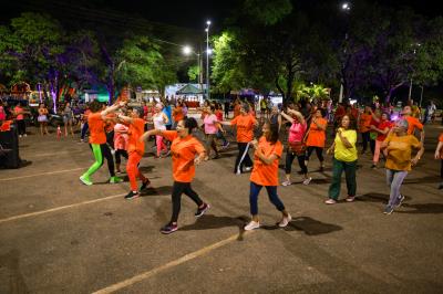 Festival de Atividades Adaptadas para Pessoa Idosa é realizado no estacionamento do Parque Cesamar