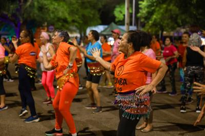 Festival de Atividades Adaptadas para Pessoa Idosa é realizado no estacionamento do Parque Cesamar