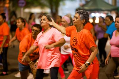 Festival de Atividades Adaptadas para Pessoa Idosa é realizado no estacionamento do Parque Cesamar
