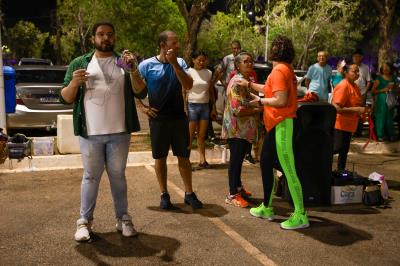 Festival de Atividades Adaptadas para Pessoa Idosa é realizado no estacionamento do Parque Cesamar