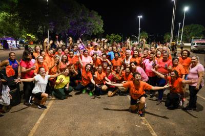 Festival de Atividades Adaptadas para Pessoa Idosa é realizado no estacionamento do Parque Cesamar