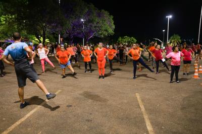 Festival de Atividades Adaptadas para Pessoa Idosa é realizado no estacionamento do Parque Cesamar