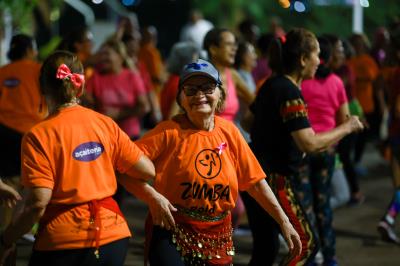 Festival de Atividades Adaptadas para Pessoa Idosa é realizado no estacionamento do Parque Cesamar