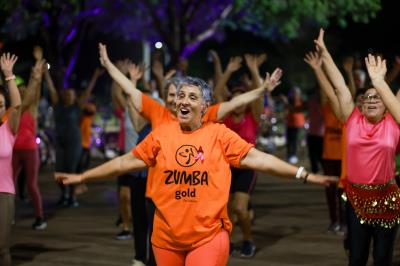 Festival de Atividades Adaptadas para Pessoa Idosa é realizado no estacionamento do Parque Cesamar