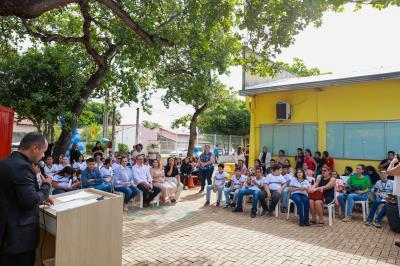Entrega de salas de recurso na Escola Municipal Darcy Ribeiro
