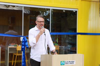 Entrega de salas de recurso na Escola Municipal Darcy Ribeiro