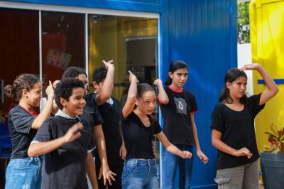 Entrega de salas de recurso na Escola Municipal Darcy Ribeiro