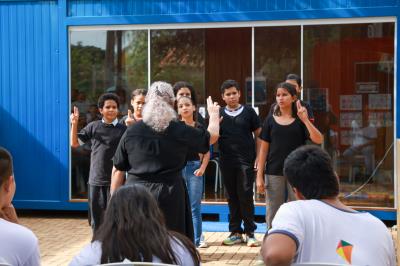Entrega de salas de recurso na Escola Municipal Darcy Ribeiro