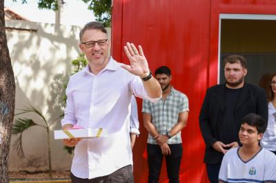 Entrega de salas de recurso na Escola Municipal Darcy Ribeiro